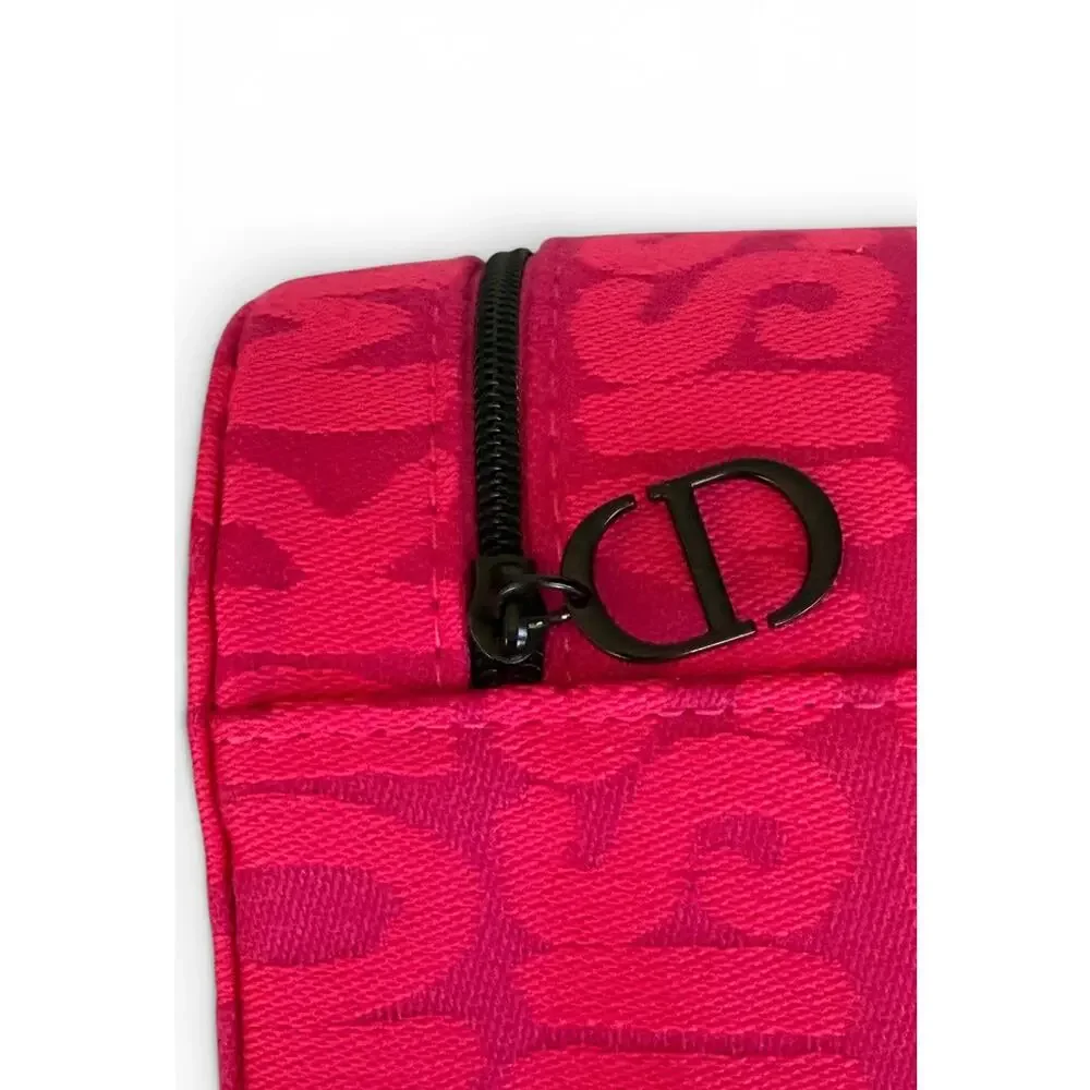 DIOR Miss Dior Makeup Travel Pouch Vanity Case Pink Jacquard